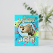 Een guads neis Joar. Briefkaart (Staand voorkant)