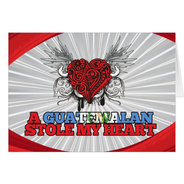 Een Guatemalaanse Stole mijn hart (Voorkant Horizontaal)