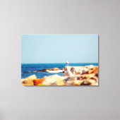 Een Gull's Post Canvas Afdruk (Voorkant)