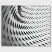 EEN GURVEERD FABRIEK DAT IN WITTE LATTICEWORK WORD CADEAUPAPIER (Vlak)