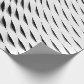 EEN GURVEERD FABRIEK DAT IN WITTE LATTICEWORK WORD CADEAUPAPIER (Hoek)