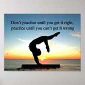 EEN GYMNAST-CHAMPION BOREN POSTER (Voorkant)