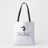 Een gymnast/Dancer Inspirerend tas (Voorkant)