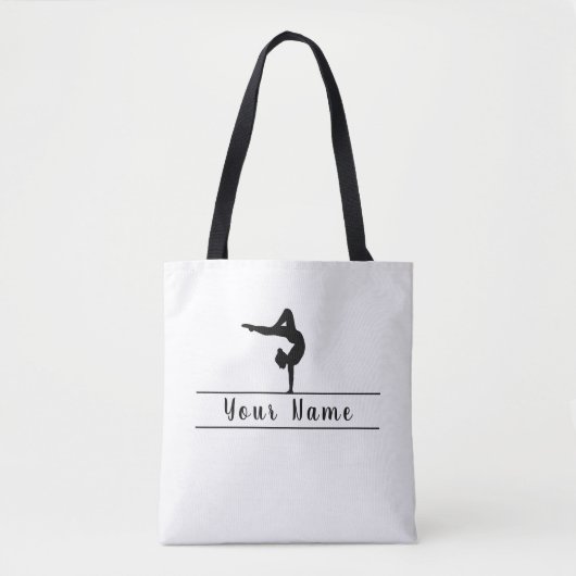 Een gymnast/Dancer Inspirerend tas (Voorkant)