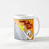 Een haai in het gezicht slaan koffiemok (Voorkant rechts)