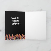 Een haas die gitaar speelt kaart (Binnen)