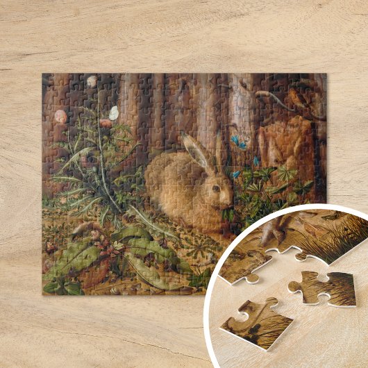 Een haas in het bos | Hans Hoffmann Legpuzzel
