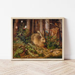 Een haas in het bos | Hans Hoffmann Poster<br><div class="desc">A Hare in the Forest (c. 1558) door de Duitse kunstenaar Hans Hoffmann. Hoffmann, gespecialiseerd in onderzoek naar de natuur, waarvan er vele uit het werk van Albrecht Dürer zijn overgenomen of op het werk van Albrecht Dürer zijn gebaseerd. Gebruik de ontwerphulpmiddelen om douanetekst toe te voegen of het afbeelding...</div>