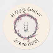 Een haas voorjaar, Paas Snoep Labels (Design 2)