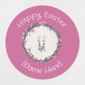 Een haas voorjaar, Paas Snoep Labels (Design 1)