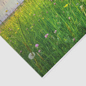 Een Halcyon Barn die in een Wildflower bedekt is Tissuepapier (Detail)