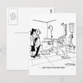 Een half bad briefkaart (Voorkant / Achterkant)