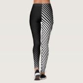 Een half vrouw - een halve zebra leggings (Achterkant)