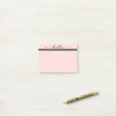 Een Hallo Post-it Nota's Post-it® Notes (Op bureau)
