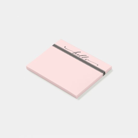 Een Hallo Post-it Nota's Post-it® Notes (Schuin)