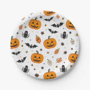 een Halloween bord