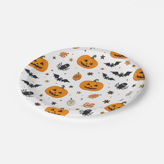 een Halloween bord (Gekanteld)