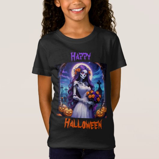 Een Halloween bruid T-shirt (Voorkant)