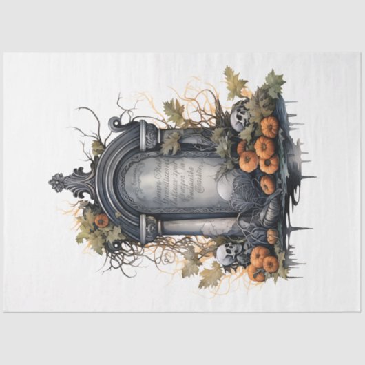 Een  Halloween Design Collectie 12 Tissuepapier (Voorkant)