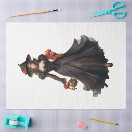 Een  Halloween Design Collectie 16 Tissuepapier (Craft)