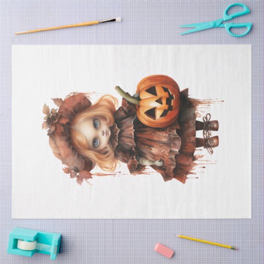 Een Halloween Design Collectie 1 Tissuepapier (Craft)