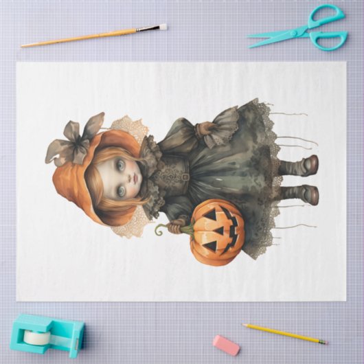 Een  Halloween Design Collectie 25 Tissuepapier (Craft)