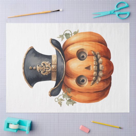 Een  Halloween Design Collectie 28 Tissuepapier (Craft)