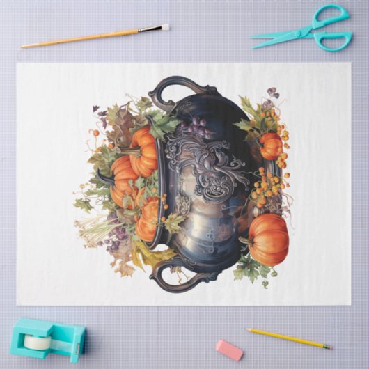 Een  Halloween Design Collectie 34 Tissuepapier (Craft)