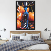 Een Halloween droom - Ken Gage Art Canvas Afdruk (Insitu (Slaapkamer))