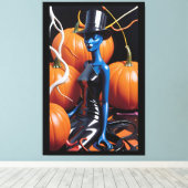 Een Halloween droom - Ken Gage Art Canvas Afdruk (Insitu (Houten vloer))