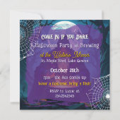 Een Halloween feest is aan het brouwen | Warlock Kaart (Achterkant)