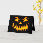 Een Halloween glimlach Kaart (Gele Bloem)