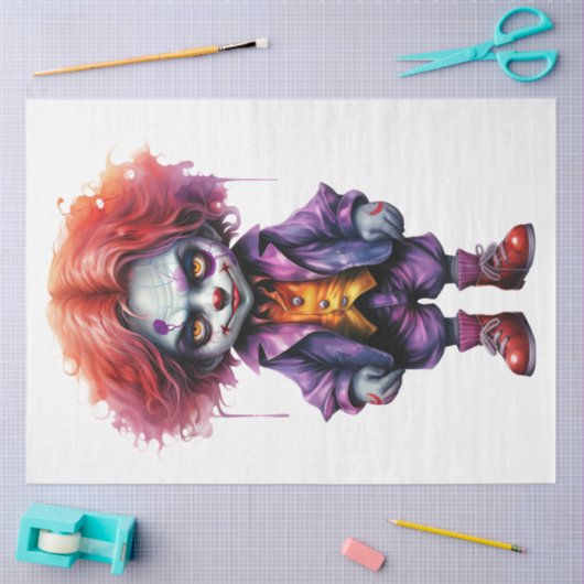 Een Halloween kostuum ontwerp Collectie 12 Tissuepapier (Craft)