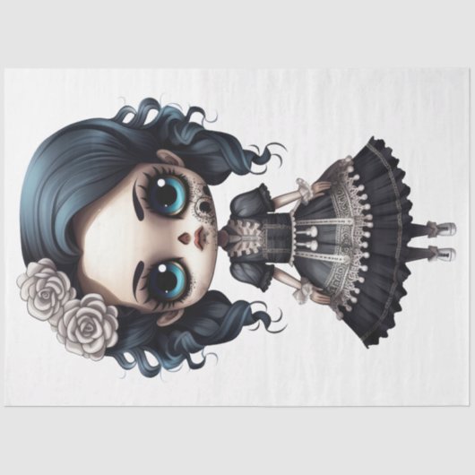 Een Halloween kostuum ontwerp Collectie 9 Tissuepapier (Voorkant)