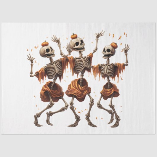 Één Halloween-Reeksontwerp 4 Tissuepapier (Voorkant)