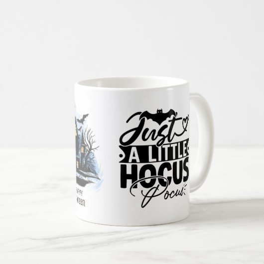 Een Halloween-thema waterverf print mok (Voorkant rechts)