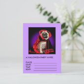 EEN HALLOWEEN UITNODIGING (Staand voorkant)