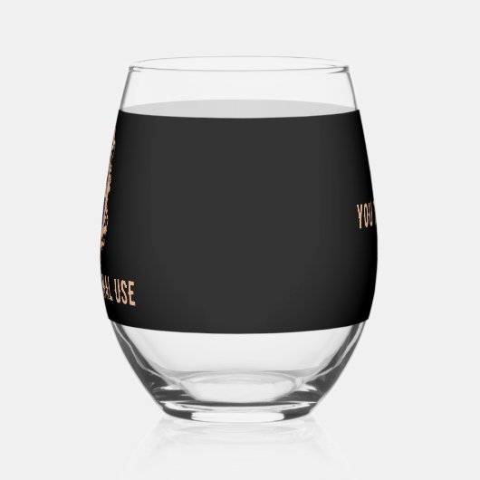 Een Halloweenportret: Stemloos wijnglas Wijnglas Zonder Voet (Links)