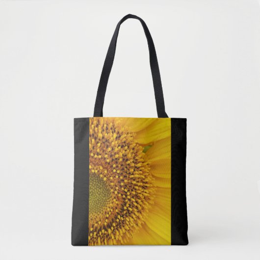 een halve cirkel tote bag (Voorkant)