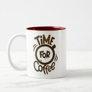 Eén Hand, Eén Koffiekop Tweekleurige Koffiemok