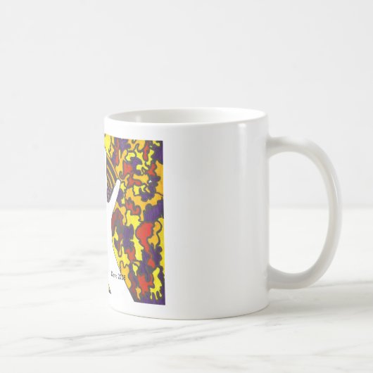 Een hand omhoog koffiemok (Rechts)