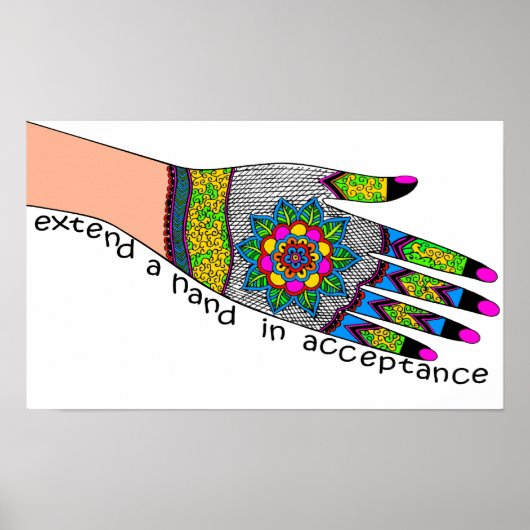 EEN HAND UITBREIDEN TOT ALLE... POSTER (Voorkant)