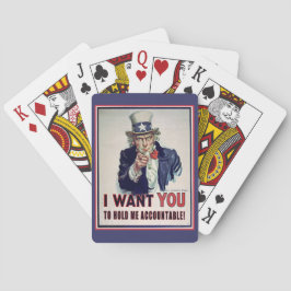 Een hand voor oom Sam Pokerkaarten
