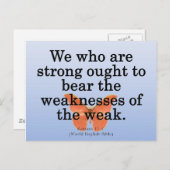 Een handbediende Romans 15-1 lenen Briefkaart (Voorkant / Achterkant)