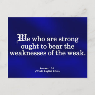 Een handbediende Romans 15-1 lenen Briefkaart