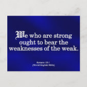 Een handbediende Romans 15-1 lenen Briefkaart (Voorkant)