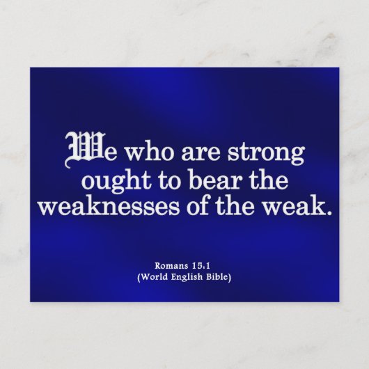 Een handbediende Romans 15-1 lenen Briefkaart (Voorkant)