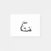 Een handbiceps post-it® notes (Voorkant)