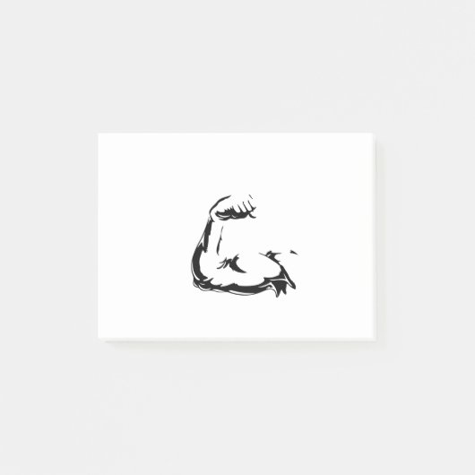 Een handbiceps post-it® notes (Voorkant)