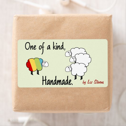 Een handgemaakt label (Insitu)